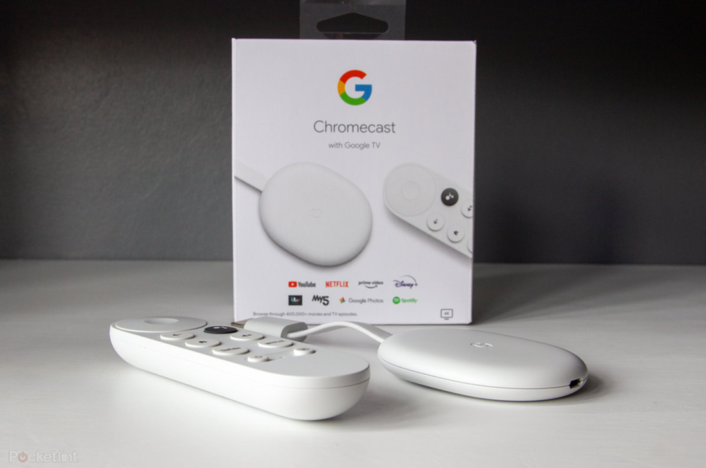 La box Google Chromecast