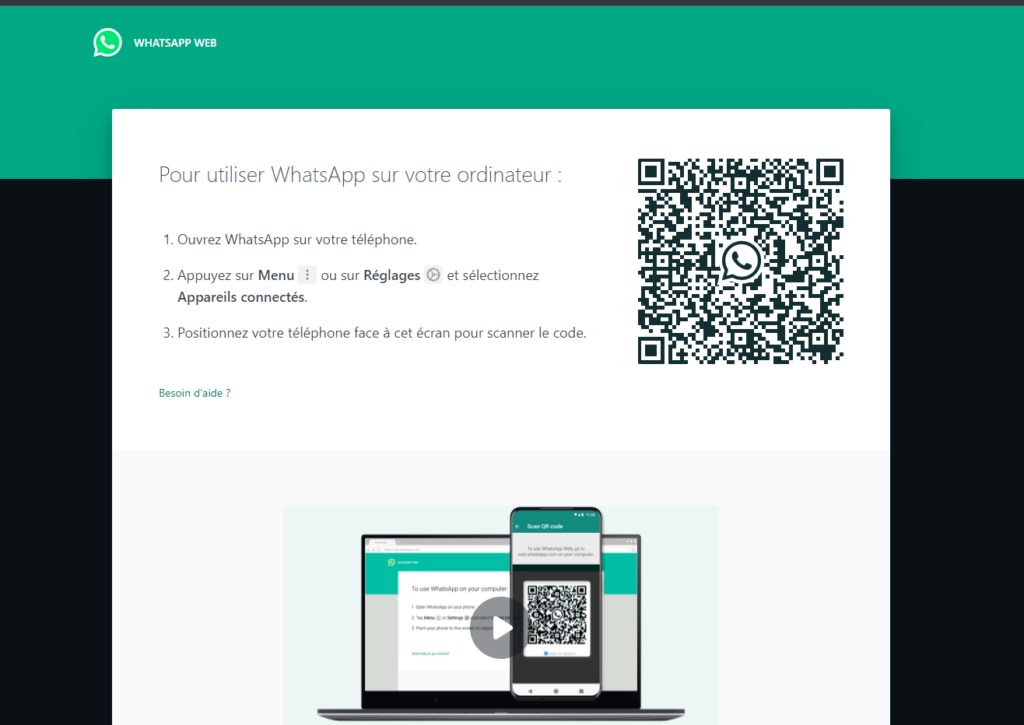 whatsapp web navigateur