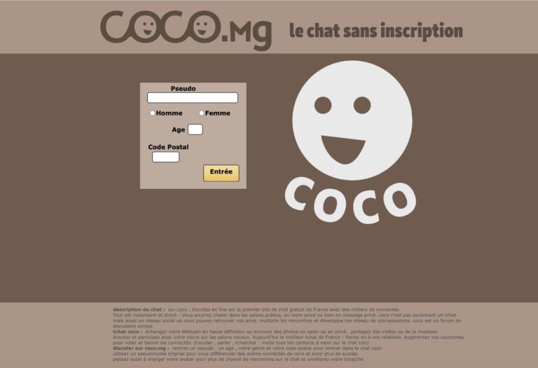 Coco chat : Le site de rencontre gratuit, est’il dangeureux ? notre avis 2024