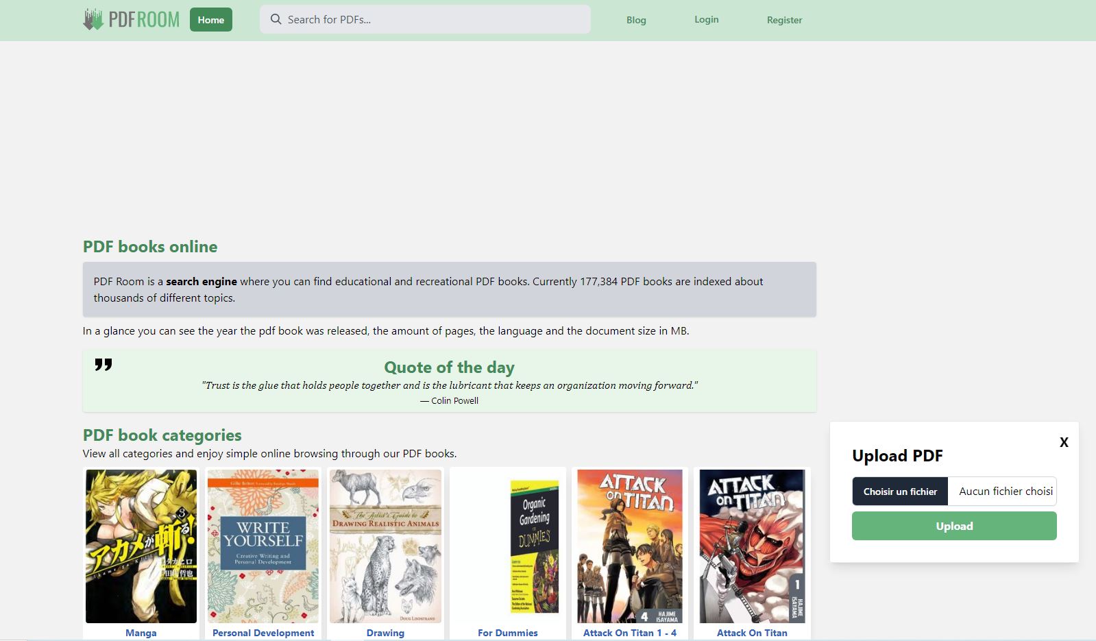PDF Room : Le site pour télécharger et partager des ebooks gratuits