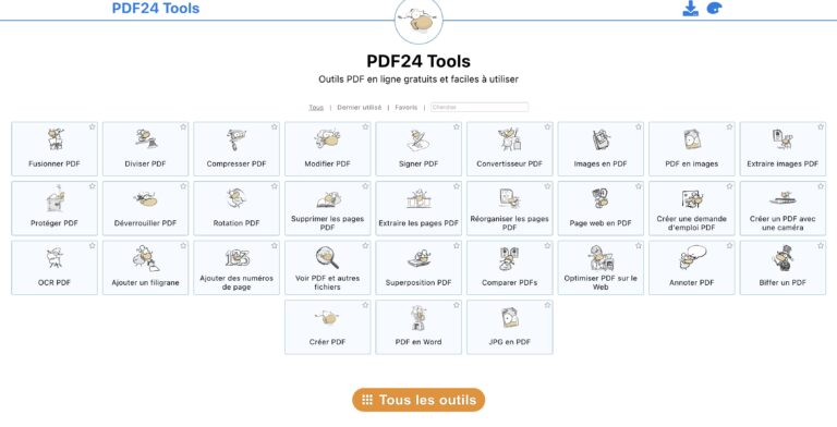 PDF24 Tools : Un outil gratuit et complet pour l’édition de PDF