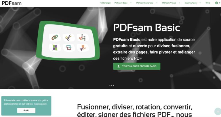 PDFsam : Un logiciel PDF complet et riche en fonctionnalités pour tous les besoins