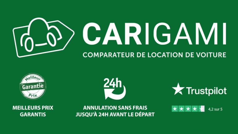 Profitez de la location de voiture pas chère avec le code promo Carigami: 20 € de réduction pour votre voyage