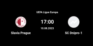 Slavia Prague vs Dnipro-1 : Un Duel Électrisant en Europa League !